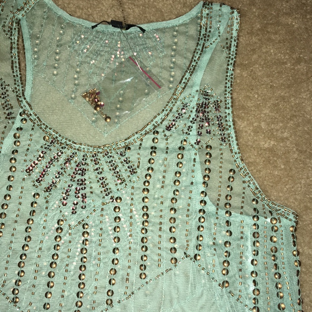 Stunning beaded tank
